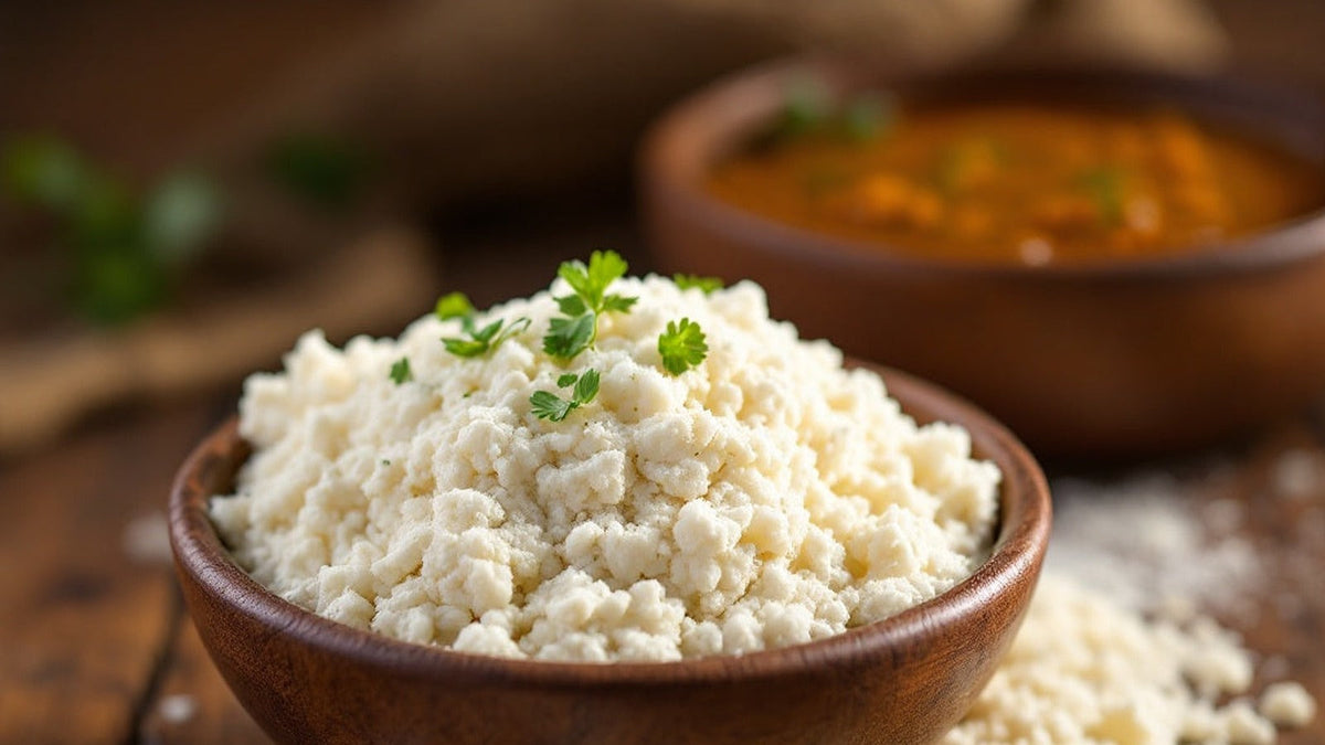 Bol de fufu et sauce maison, la base pour cuisiner camerounais à Paris