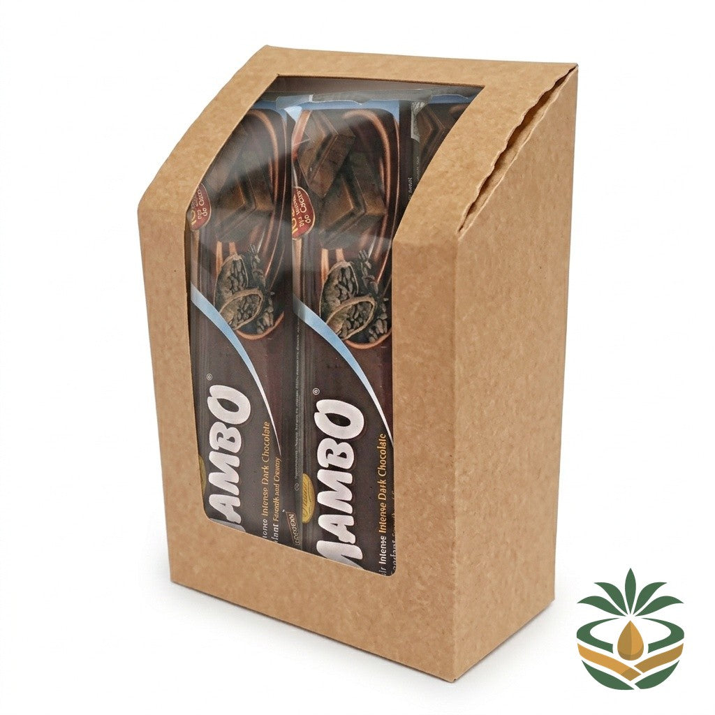 Chocolat Mambo noir emballé - livraison France et Europe | Cocotier Market