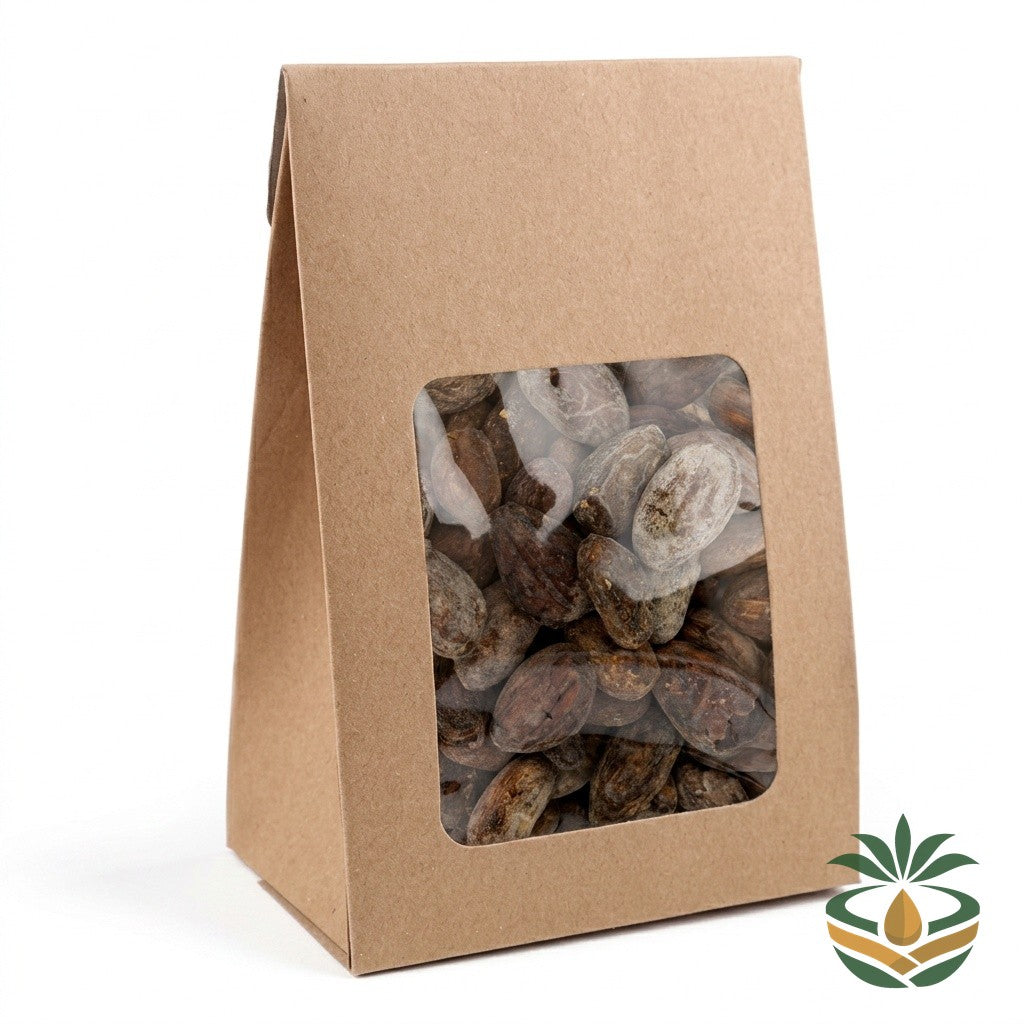 Fèves de cacao torréfiées emballé - livraison France et Europe | Cocotier Market