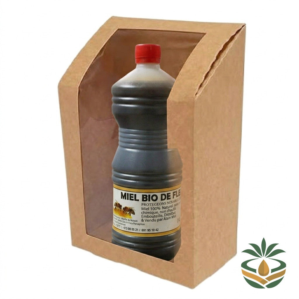 Miel bio du Cameroun emballé - livraison France et Europe | Cocotier Market