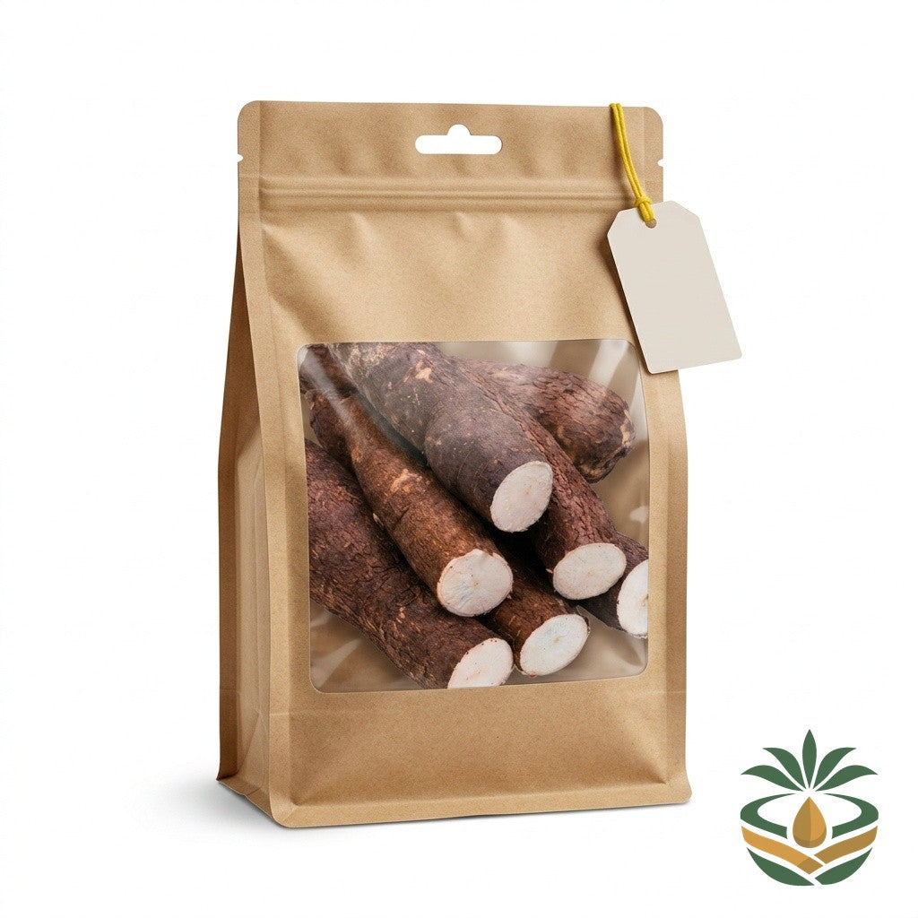 Manioc frais entier emballé - livraison France et Europe | Cocotier Market