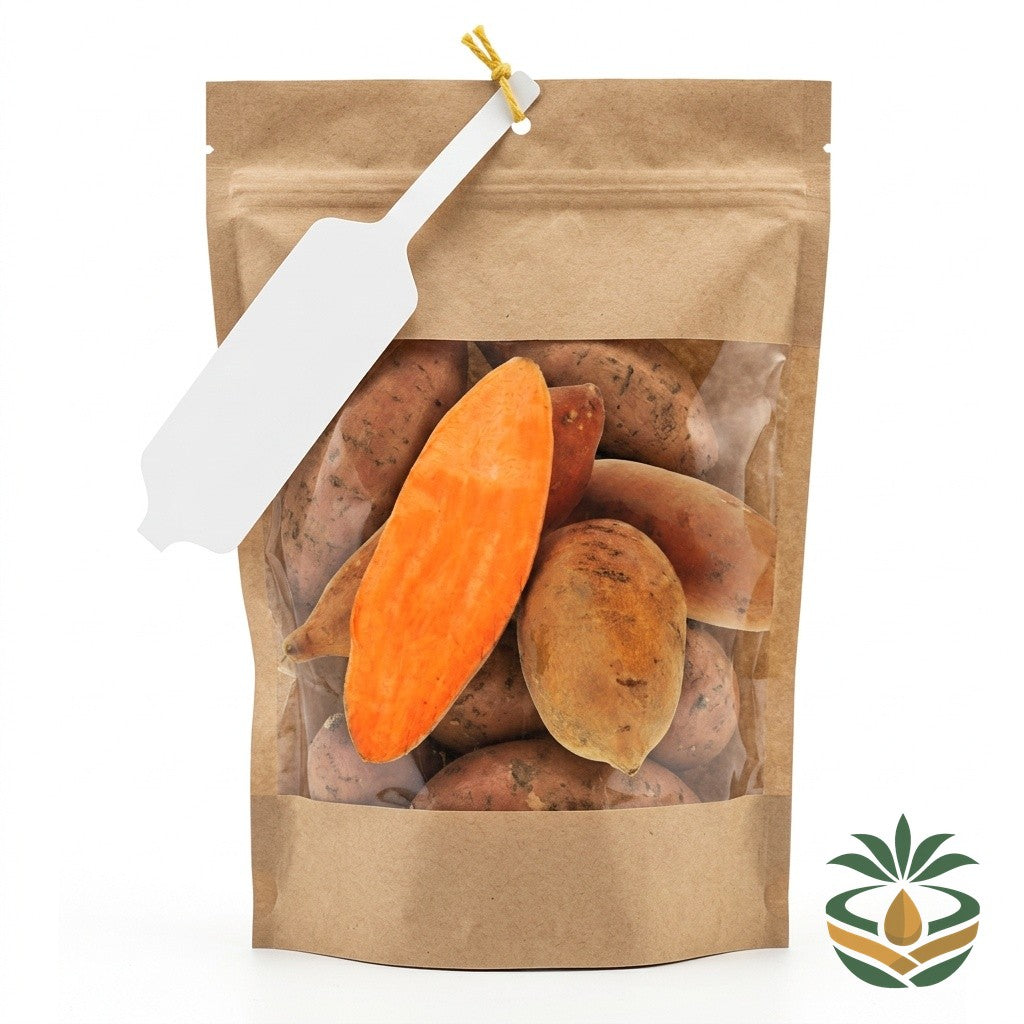 Patate douce orange fraîche emballé - livraison France et Europe | Cocotier Market
