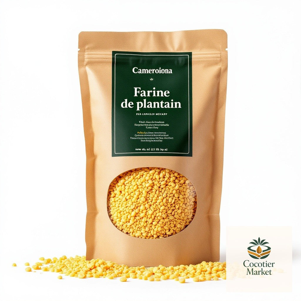 Farine de plantain — emballage, Cocotier Market