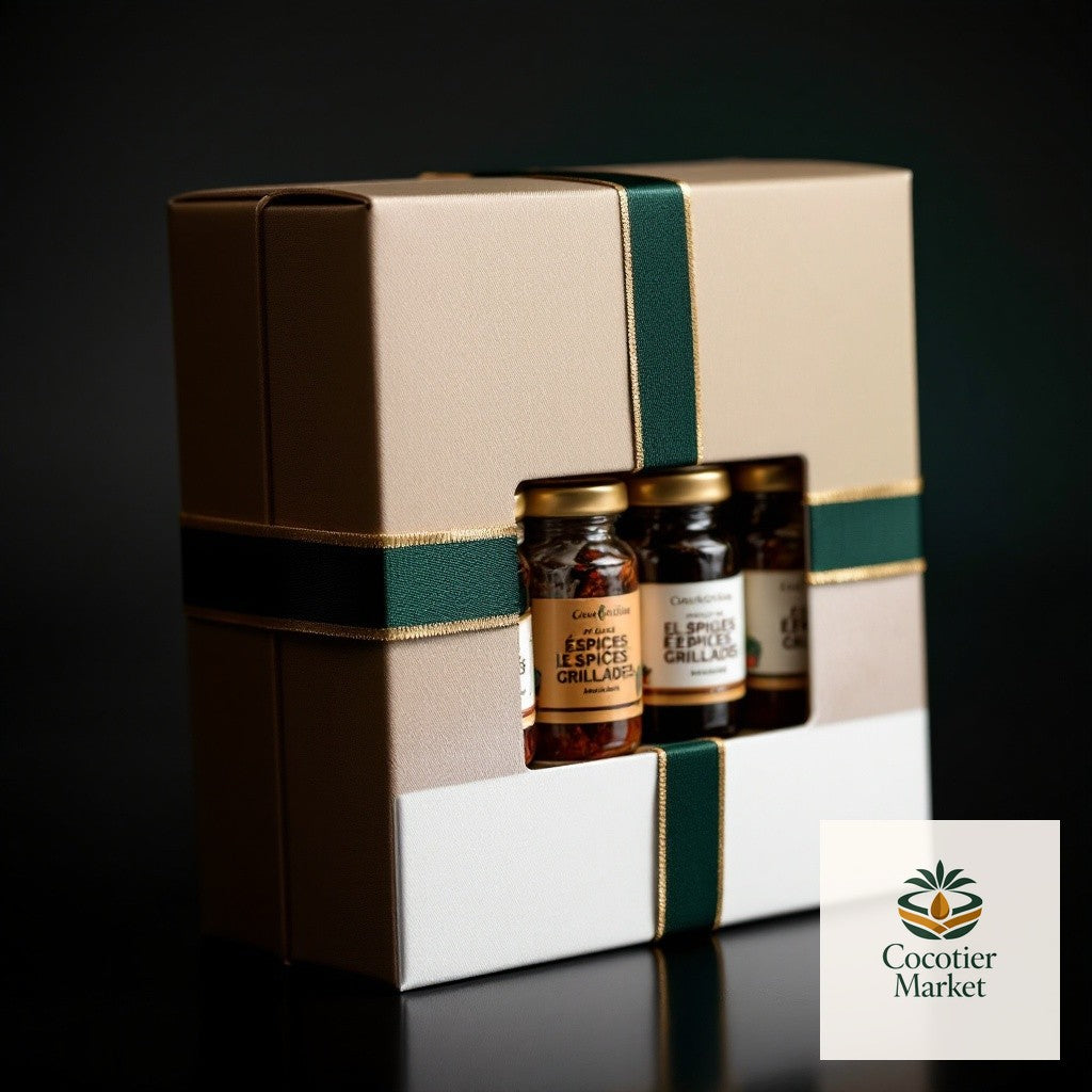 Pack Épices Grillades — emballage, Cocotier Market
